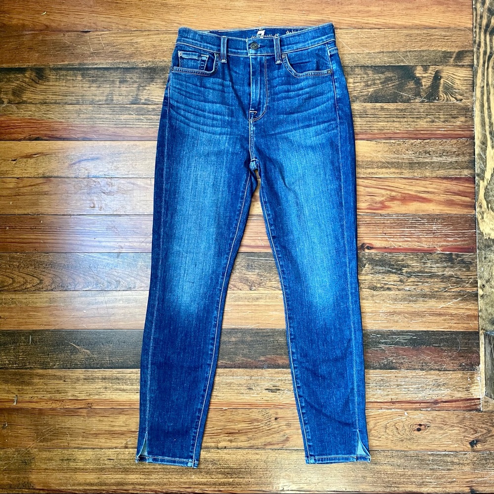 7 For All Mankind - High Waist Ankle Skinny